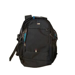Duslang Padded Computer Black Backpack